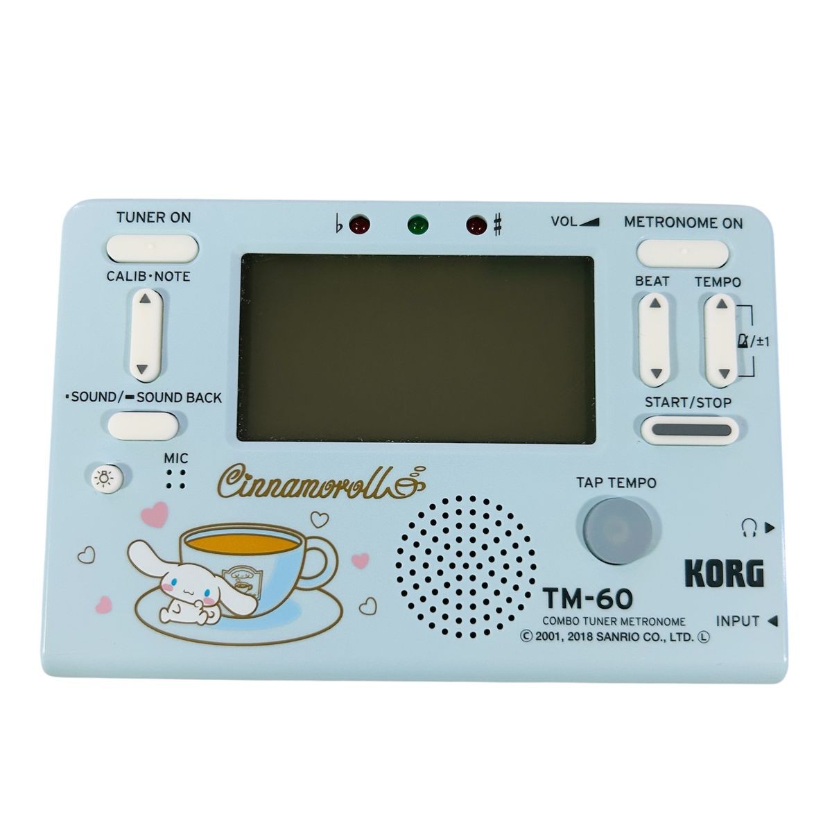 KORG TM-60 Tuner Metronome in Collaboration with Sanrio (Limited Edition Model)