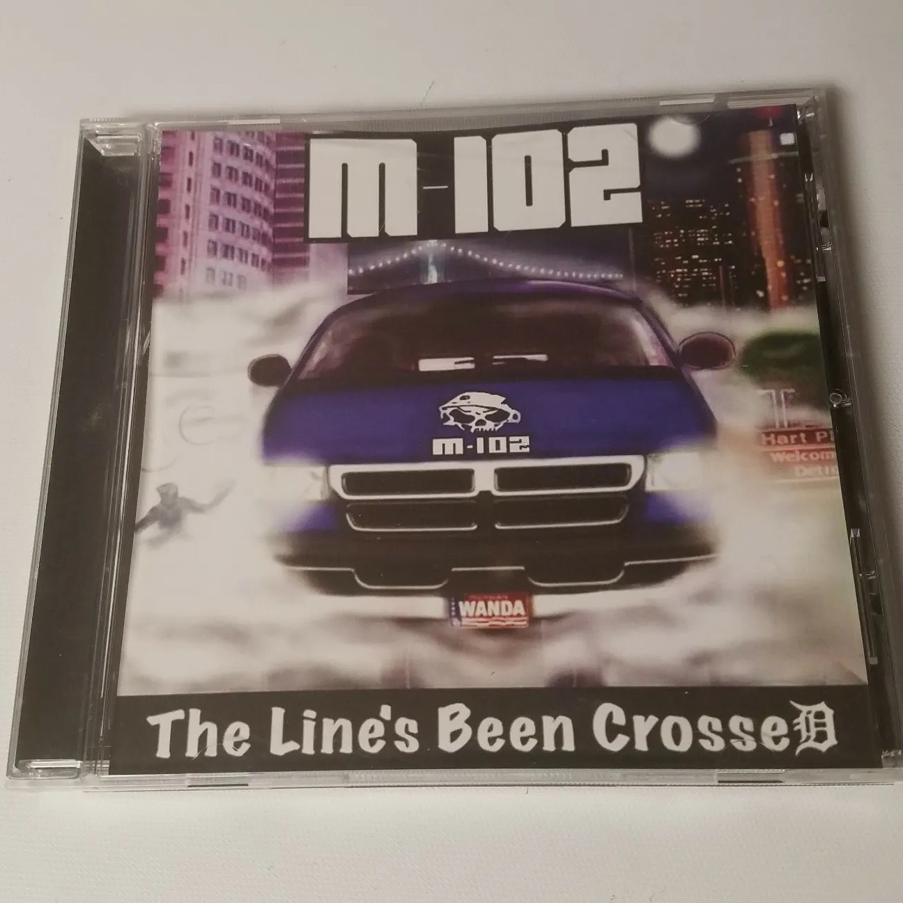 M 102 2017 The Line's Been Crossed m102 CD Detroit Black Thrash Metal Rock Album
