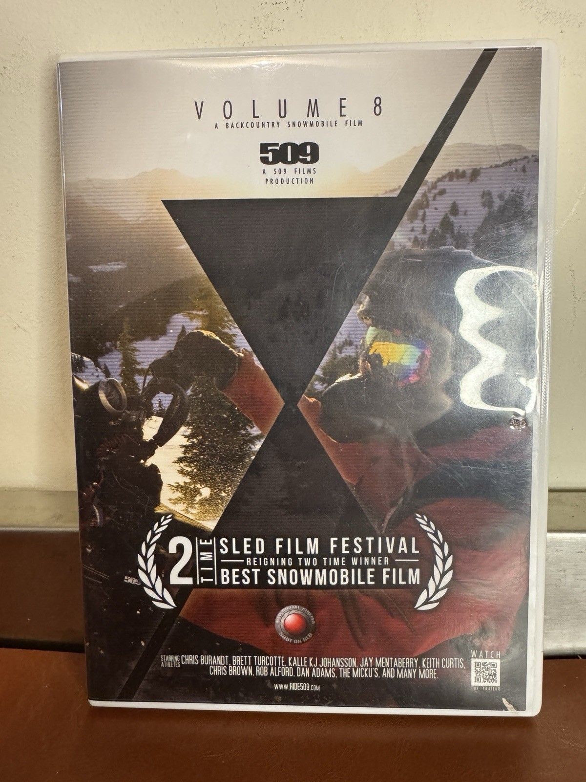 509 VOLUME 8 Backcountry Snowmobile (DVD) Sled Film Festival Chris Brandt