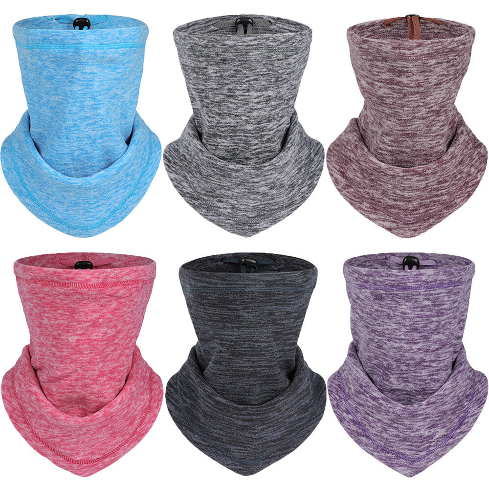 Winter Windproof Fleece Neck Warmer Men Women Cycling Ski Neck Gaiter Face Mask