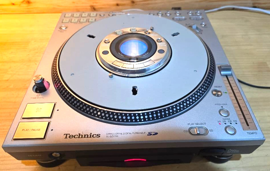 Panasonic SL-DZ1200-S Technics Direct Drive Digital Turntable Tested From Japan