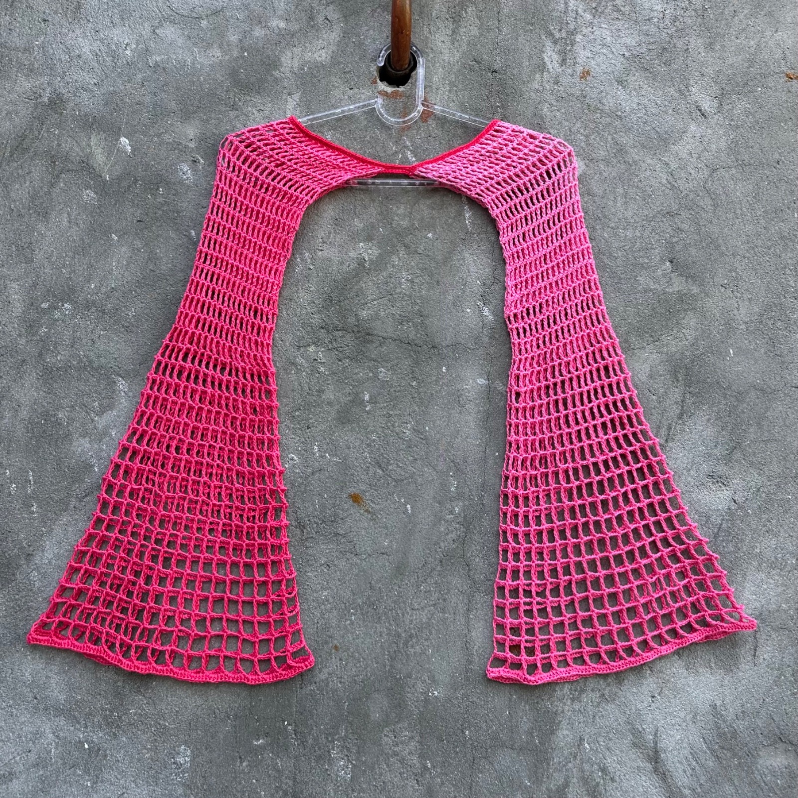 Mesh Bell Sleeves Crochet Pattern PDF | Boho Crochet Shrug Pattern | Instant Dow