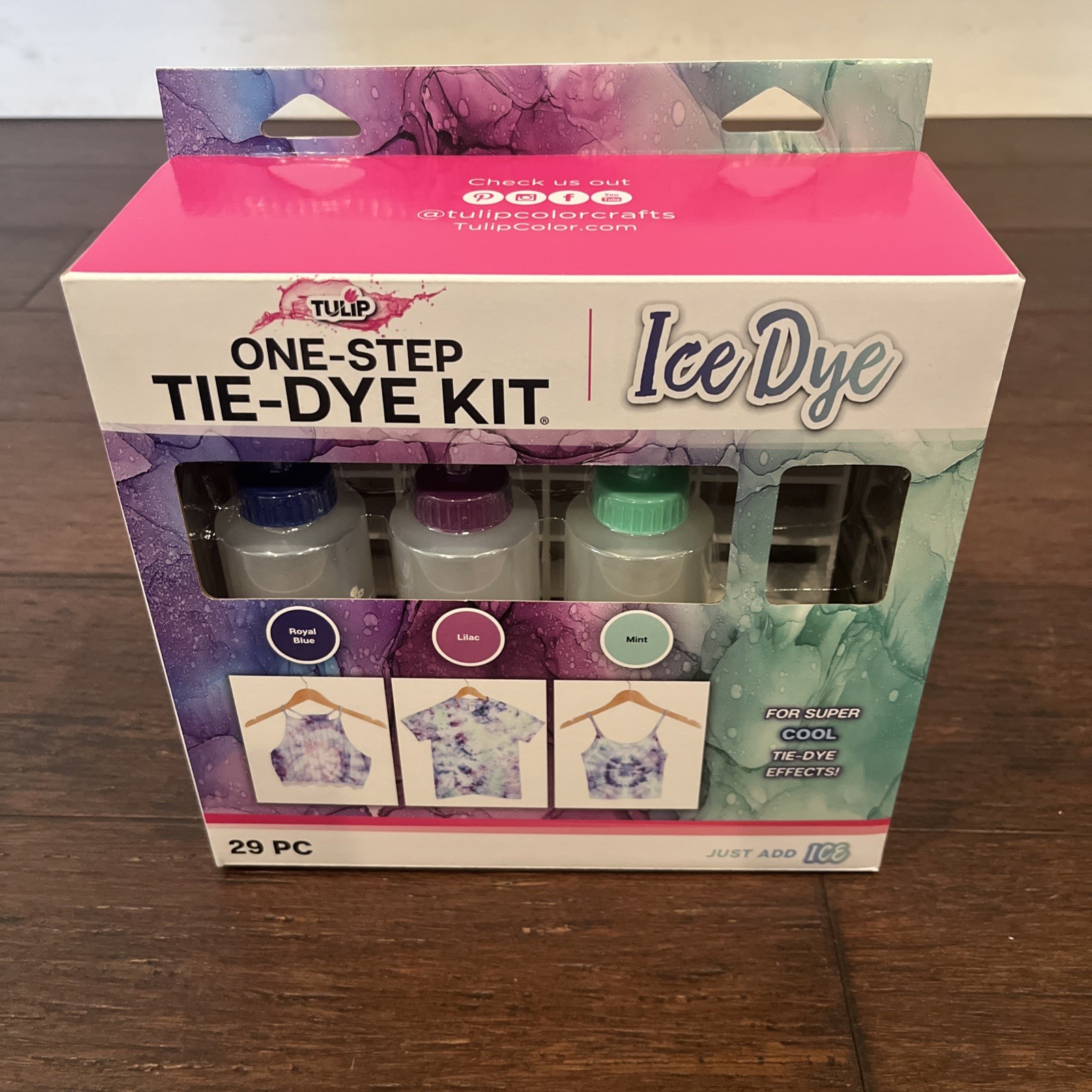 Tulip One-Step Tie-Dye Kit Ice Dye 3 colors BRAND NEW Super Cool Tie dye effects