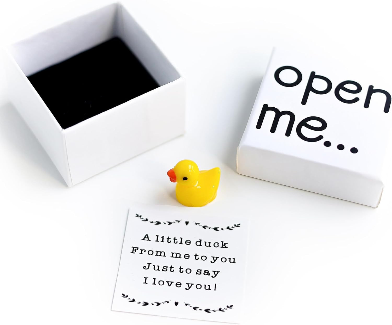 I Love You Gift, Duck Gift, Matchbox Gift, Gift for Boyfriend, Gift for Girlfrie