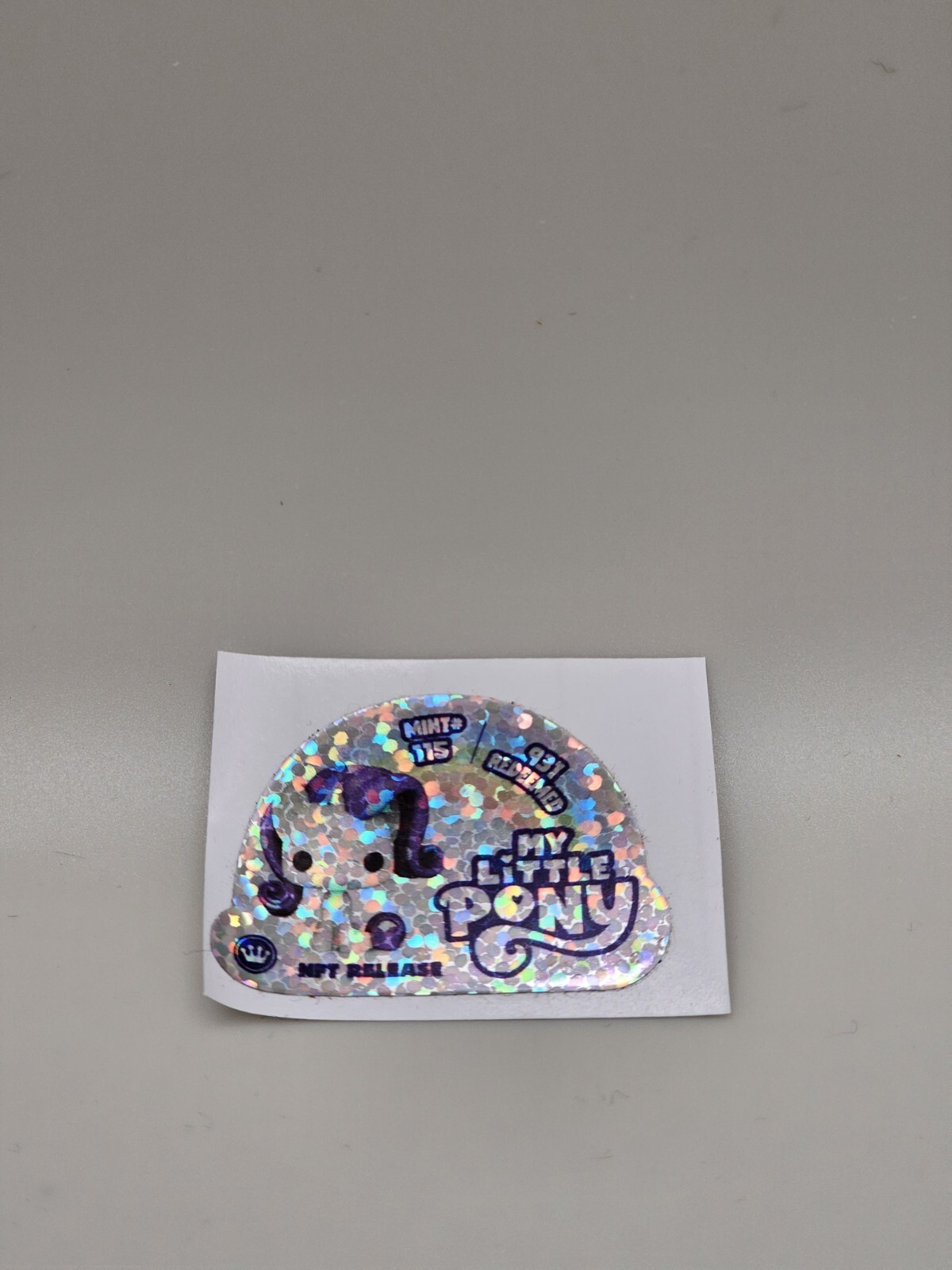 Custom Funko Digital My Little Pony Rarity Grail Sticker 