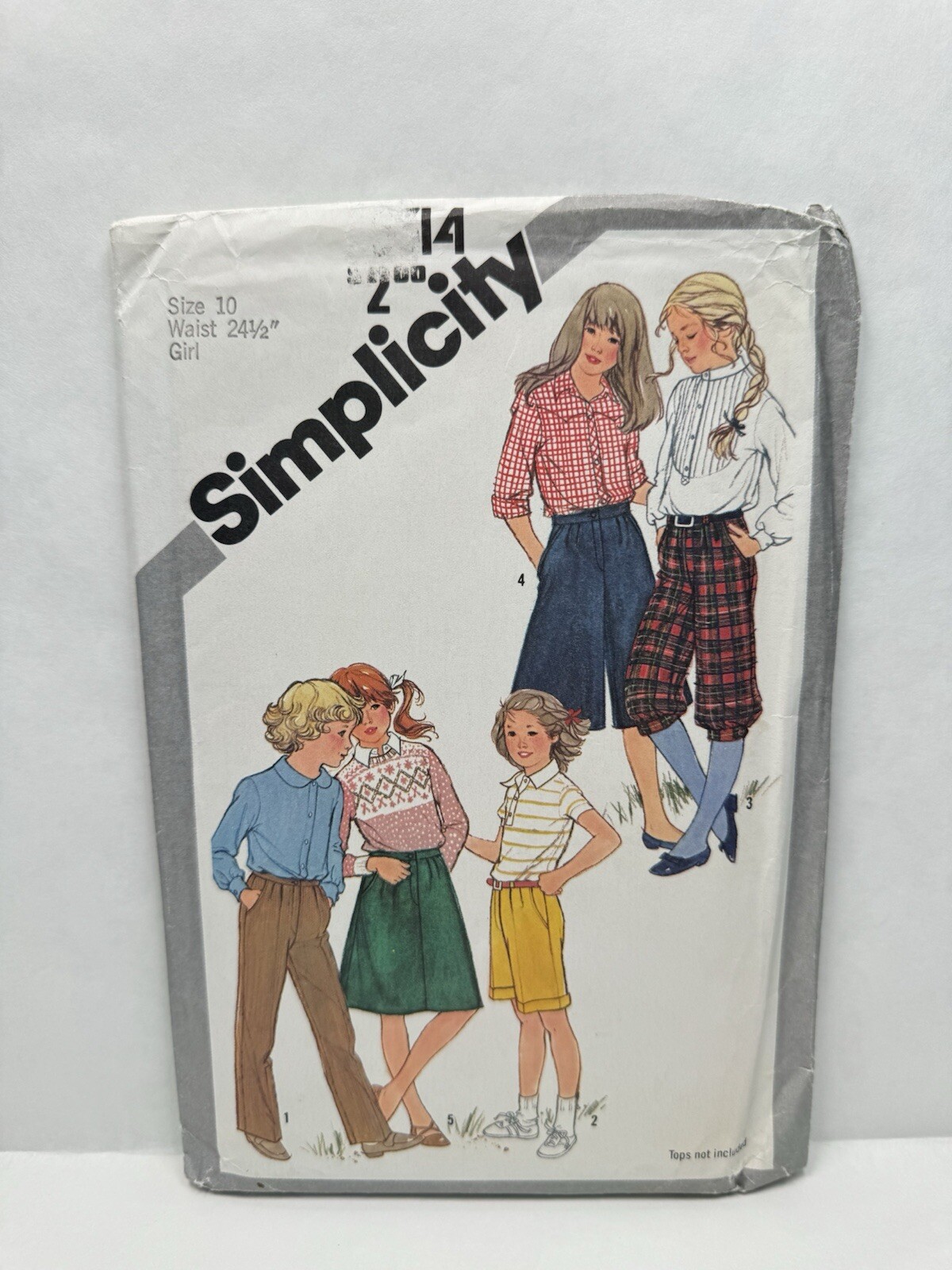 Simplicity 5314 Girls Pants Knickers Culottes Shorts Pattern  Size 10 *Uncut*