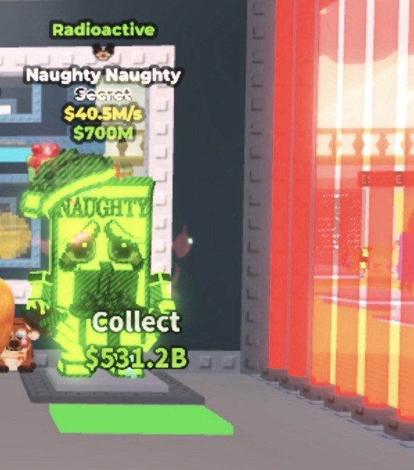 Naughty Naughty Radioactive Secret Game Asset $40.5M/s $700M