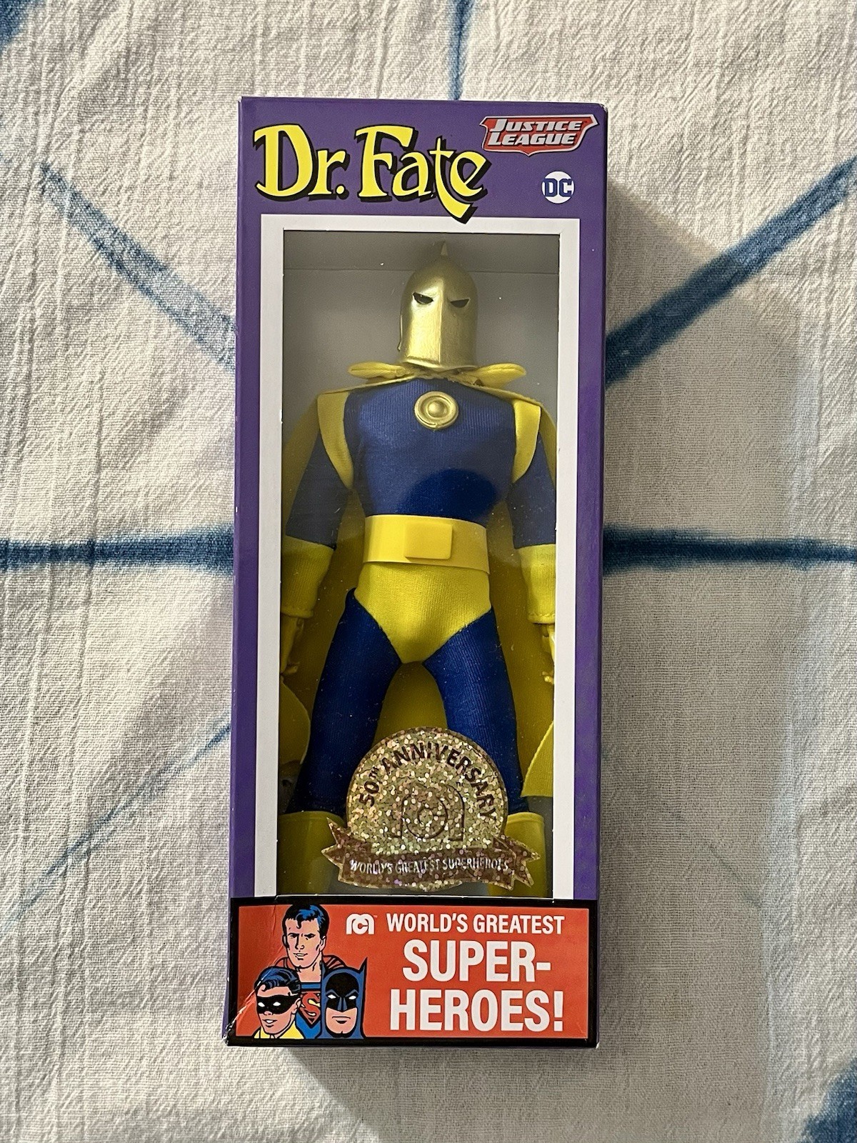 Mego Dr.Fate 8” Action Figure 50th Anniversary WGSH Wave 18 Shows  Shelfware ￼