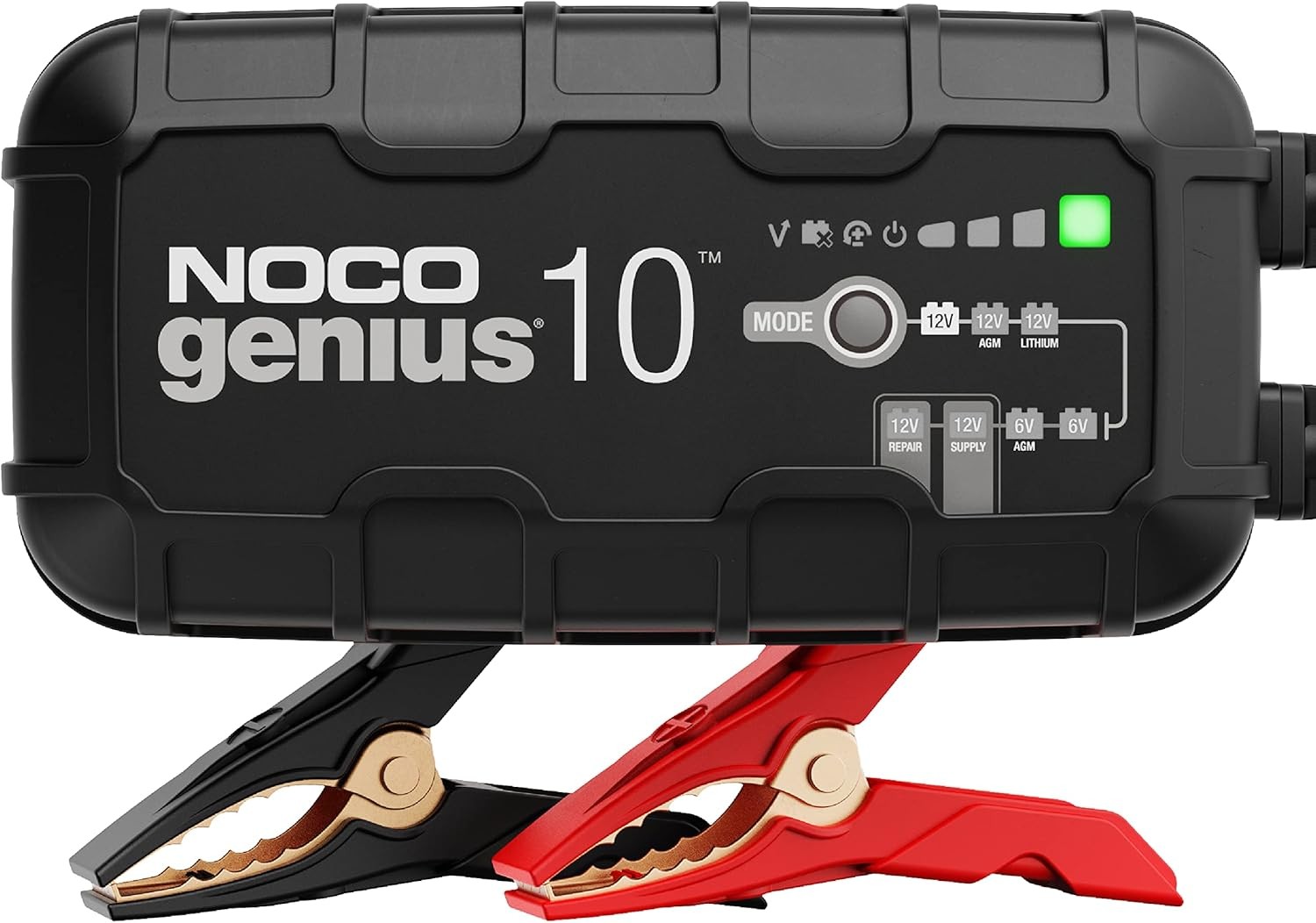 NOCO GENIUS10: 10A 6V/12V Smart Battery Charger,Auto Maintainer, Trickle Charger