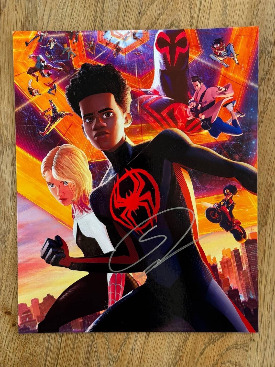 Genuine Autograph Shameik Moore 20x25cm