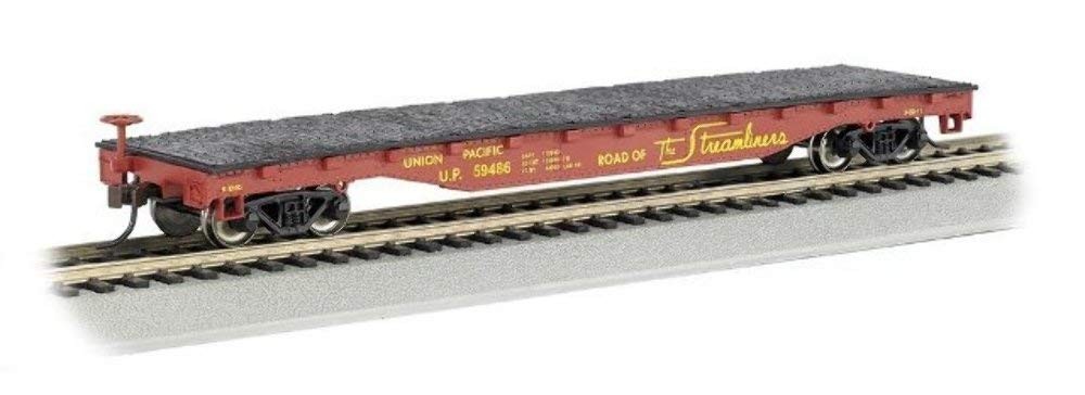 Bachmann Trains 17303 52' Flat Car - Union Pacific #59486 Prototypical Colors 