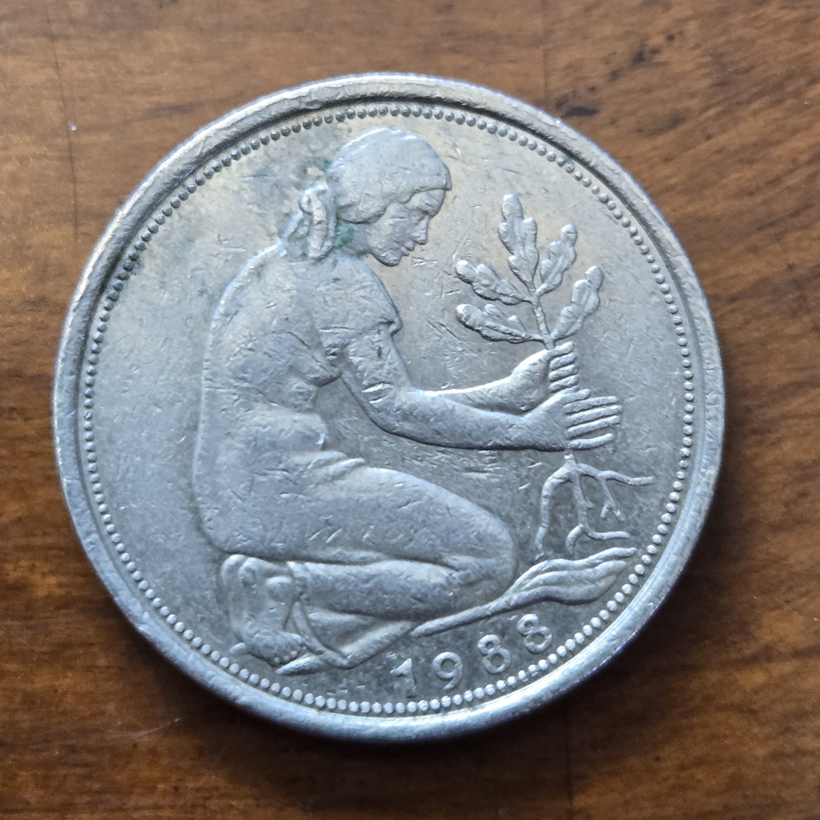 1988  Germany  50 PFENNIG  **COMBINED SHIPPING**