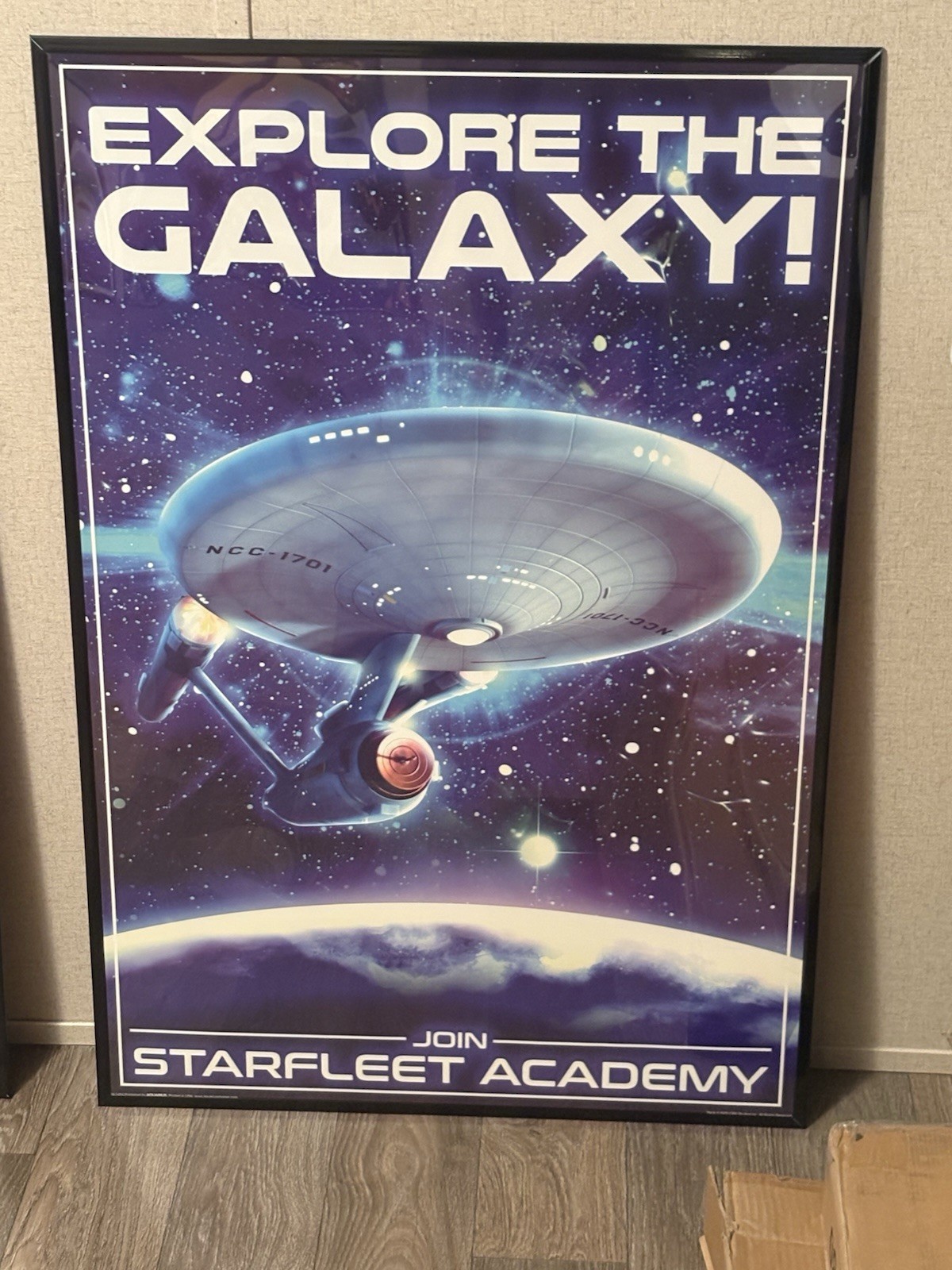 Star Trek Starfleet Academy Poster – Framed – Sci-Fi Collectible Wall Art 24x36 