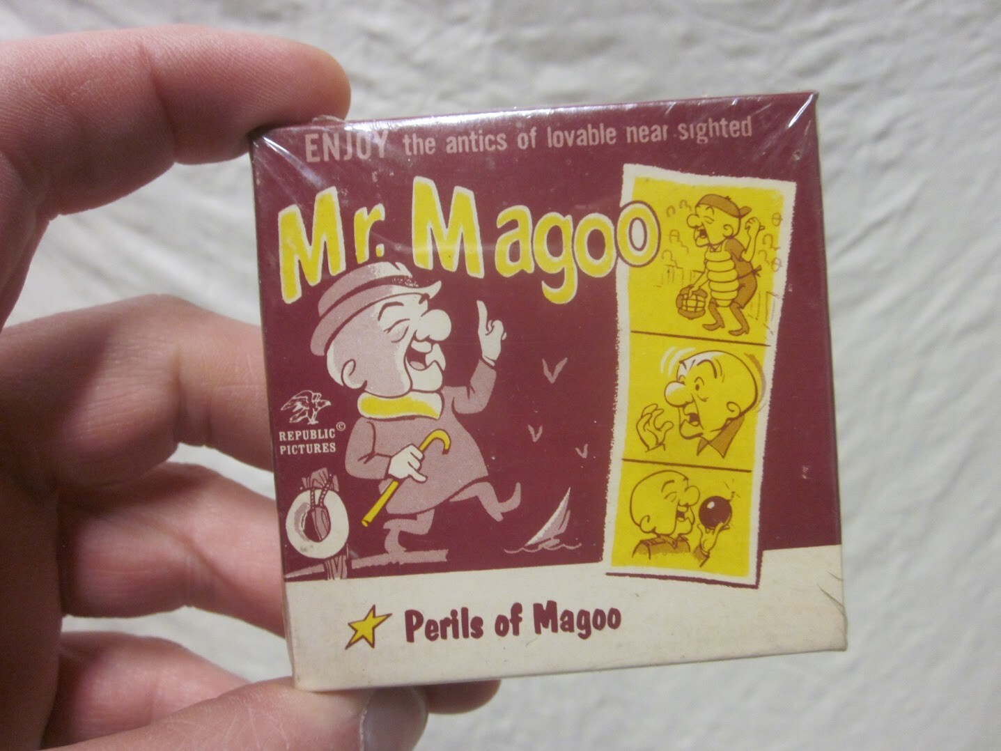 Vintage Mr Magoo Perils Of Magoo 8mm B&W Silent M-5 Film - New Sealed