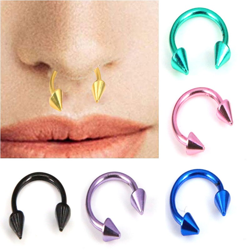Nose ring Jewelry Body Piercing Ring Piercing Jewelry New Ring Septum Lip  X