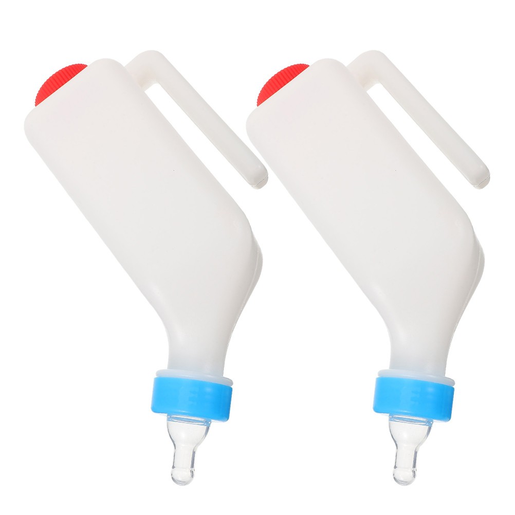  2 Pcs Hanging Lamb Bottle Feeder Newborn Animal Nursing Calf Goat