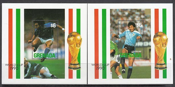 Grenada - Yvert 247/8 ** MNH Football Stamps