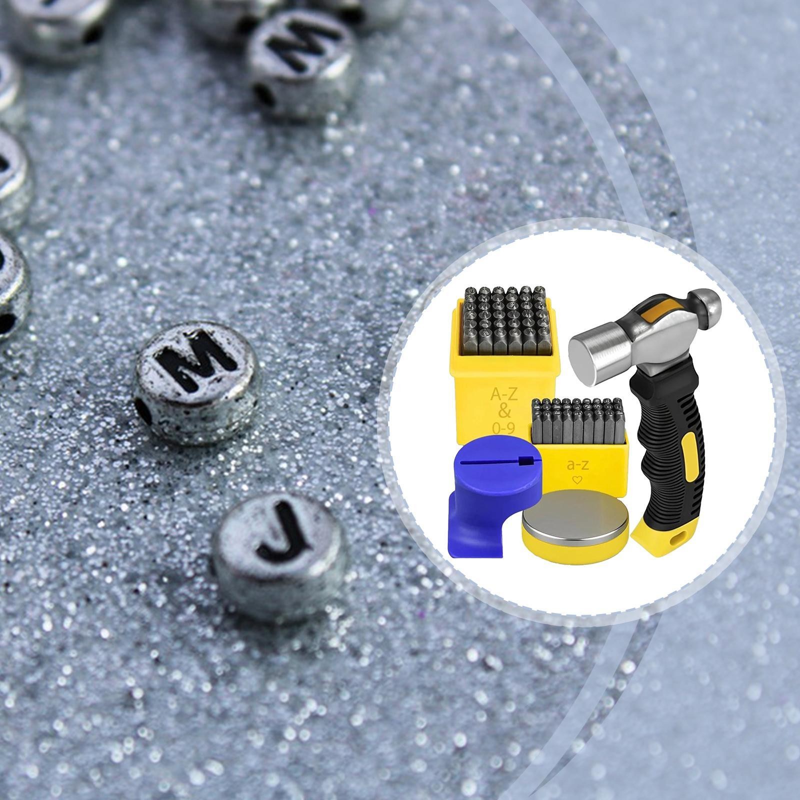 Metal Stamping Kit Unique Hand Press DIY Metal Stamping Jig Letter Punch Set