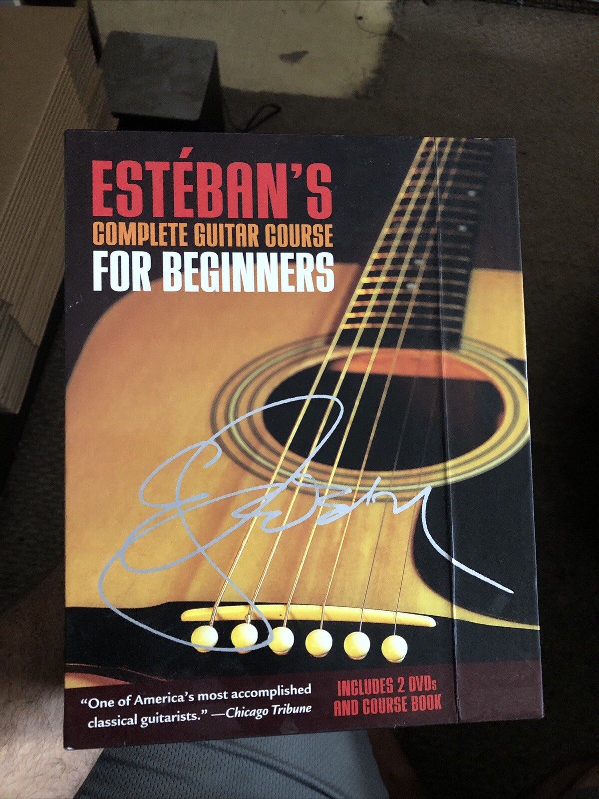 Esteban's Complete Guitar Course for Beginners 2 DVD’s & Course Book -NOS