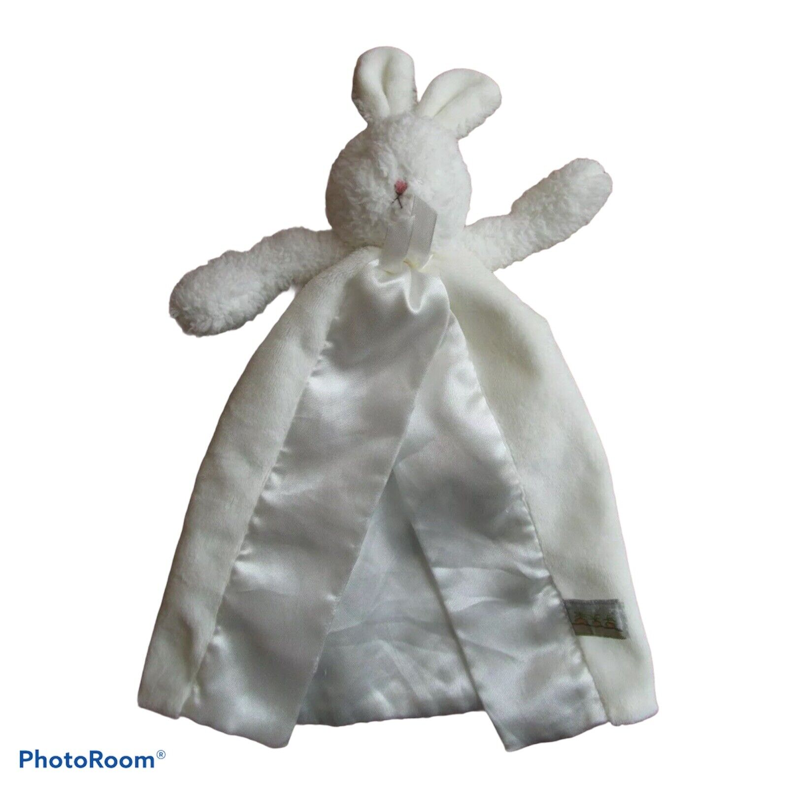 Bunnies By the Bay Bunny White Security Blanket 12" Lovie