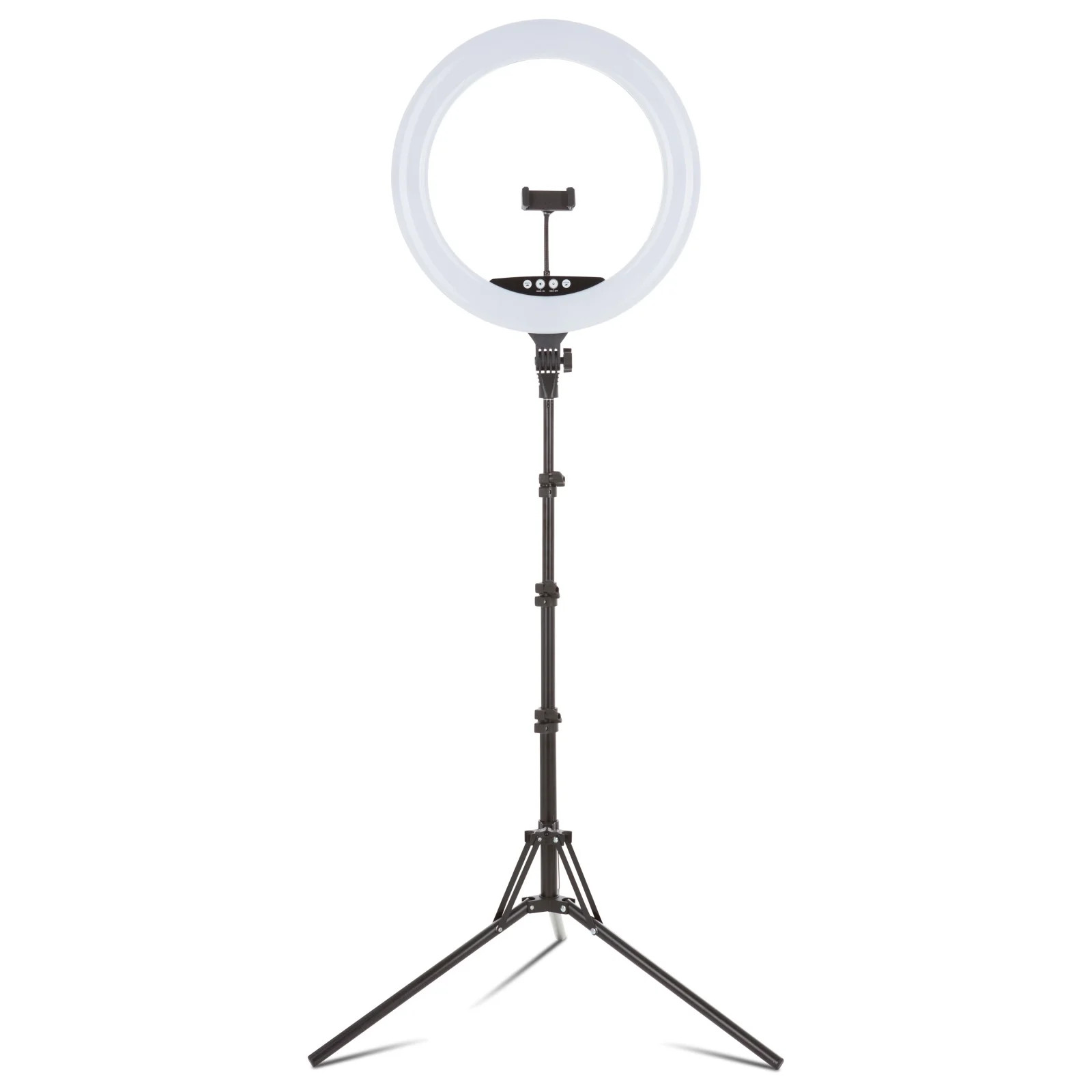 18" LED RGB Ring Light with Tripod, Phone Holder USB Charging Ports, and Wireles