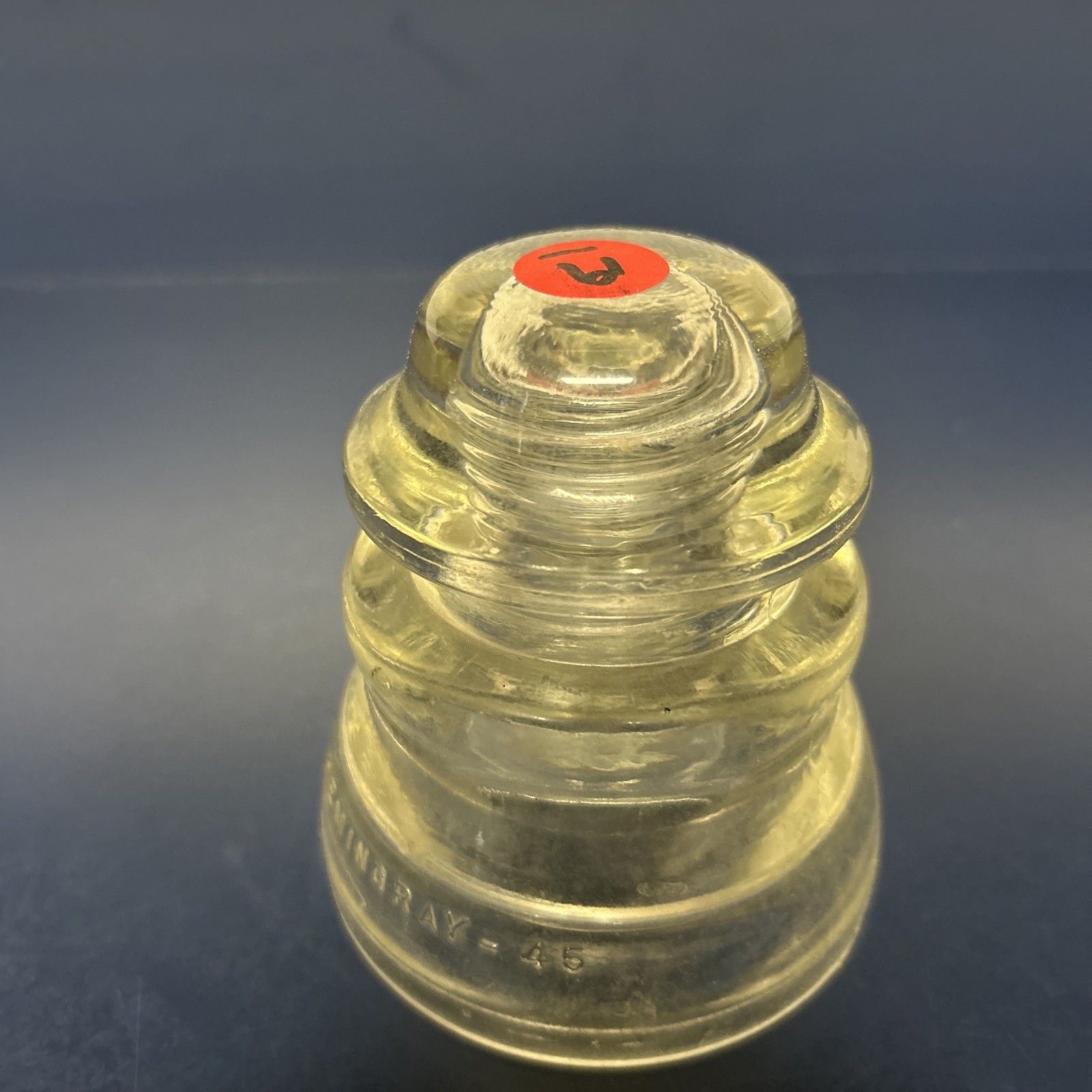 Hemingray 45 Clear Glass Vintage Insulator With No Chips Or Cracks