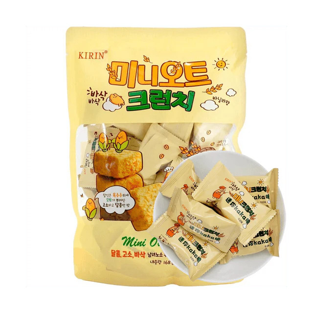 KIRIN FOOD MiniOat Crunch Snacks Milk Flavor 5.93 oz