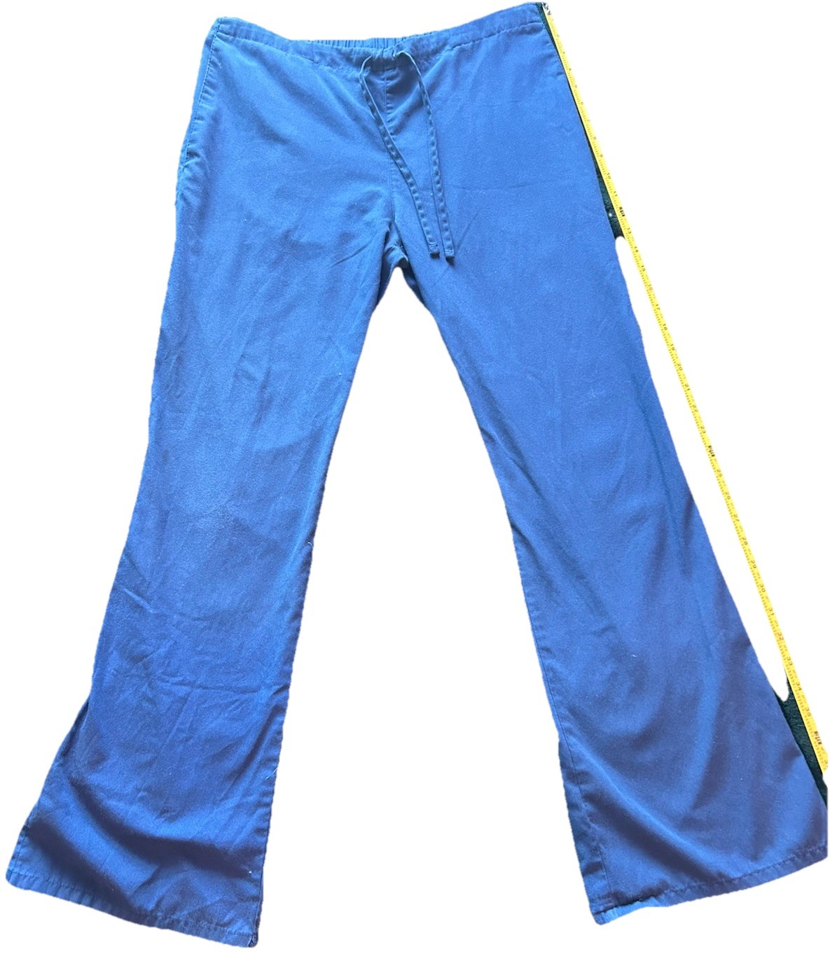 Scrubstar Sz Small Electric Blue Scrub Pants Bottoms Elastic Drawstring Pockets