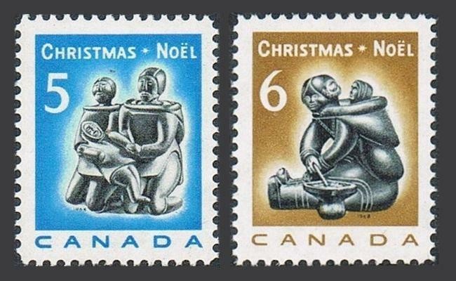 Canada 1968 Christmas set SG 630-631 MNH mint  *combined postage*