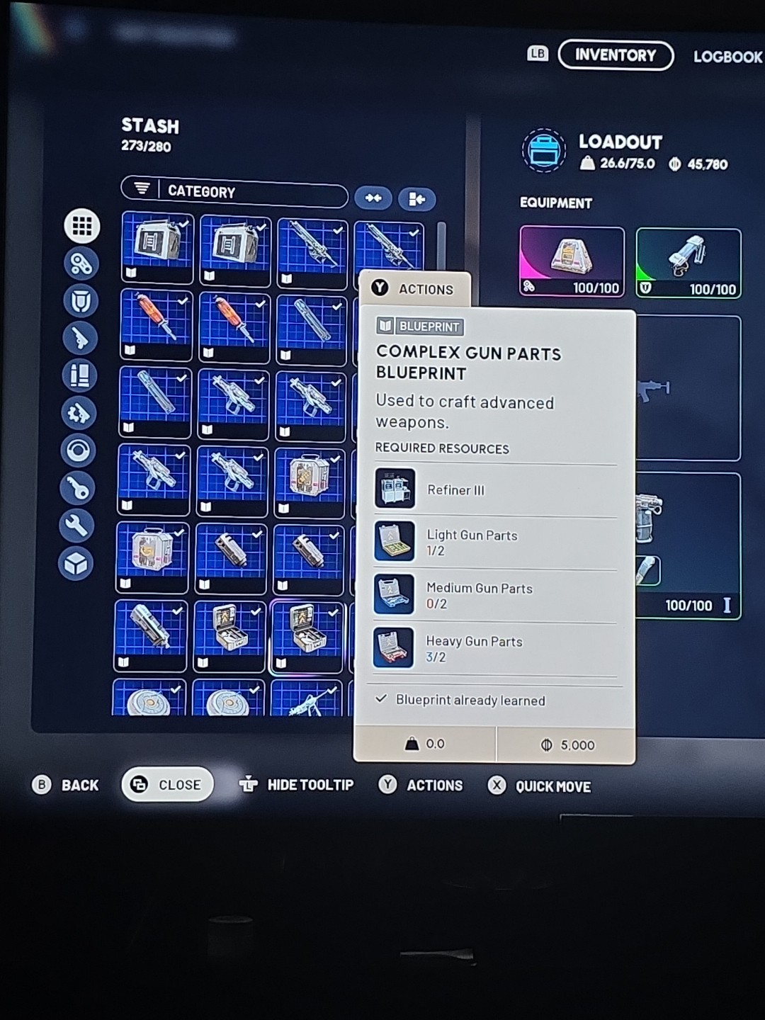 Arc Raiders Complex Gun Parts Blueprint BP Digital Item For Xbox Console