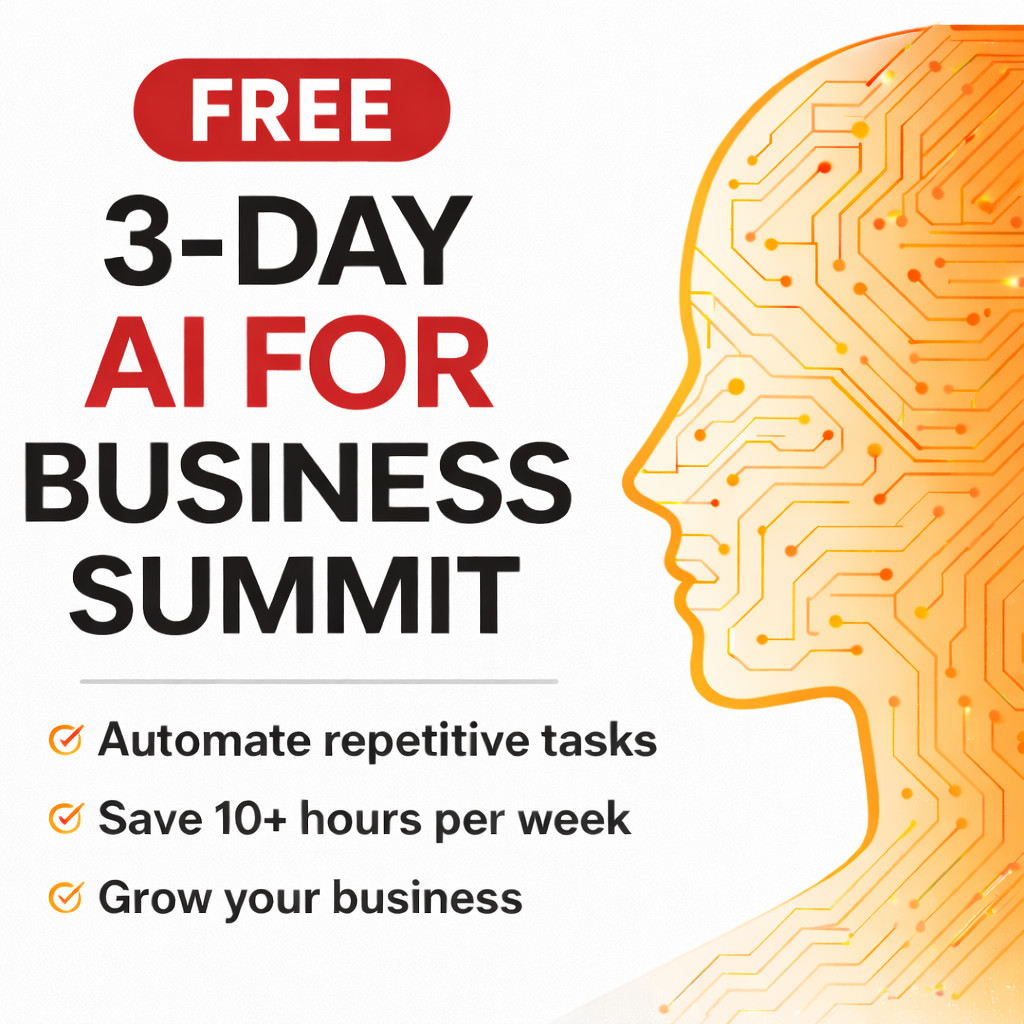 3-Day AI For Business Virtual Summit – Learn Practical AI Tools for Business