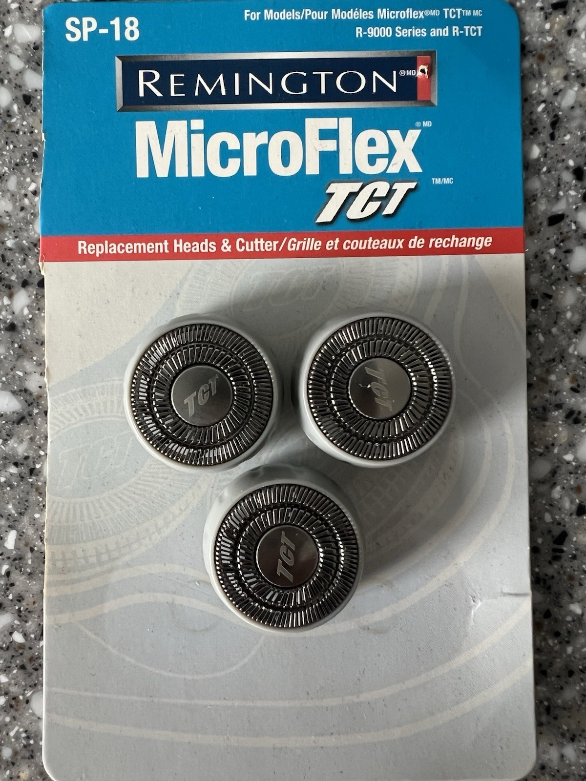 GENUINE Remington MicroFlex TCT SP-18 Replacement Heads & Cutters & FREE SHIP!