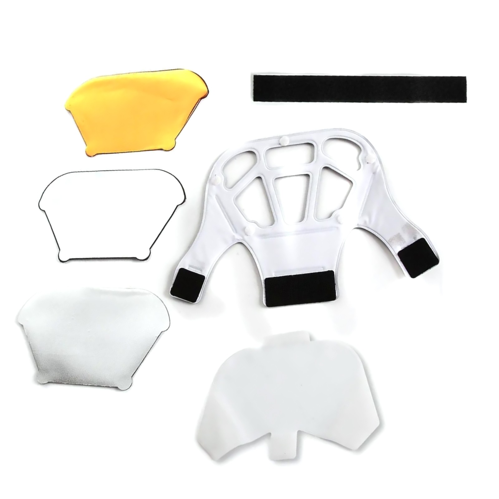 Universal Speedlight Flash Speedlite Bounce Diffuser w/ 3 Color Reflector