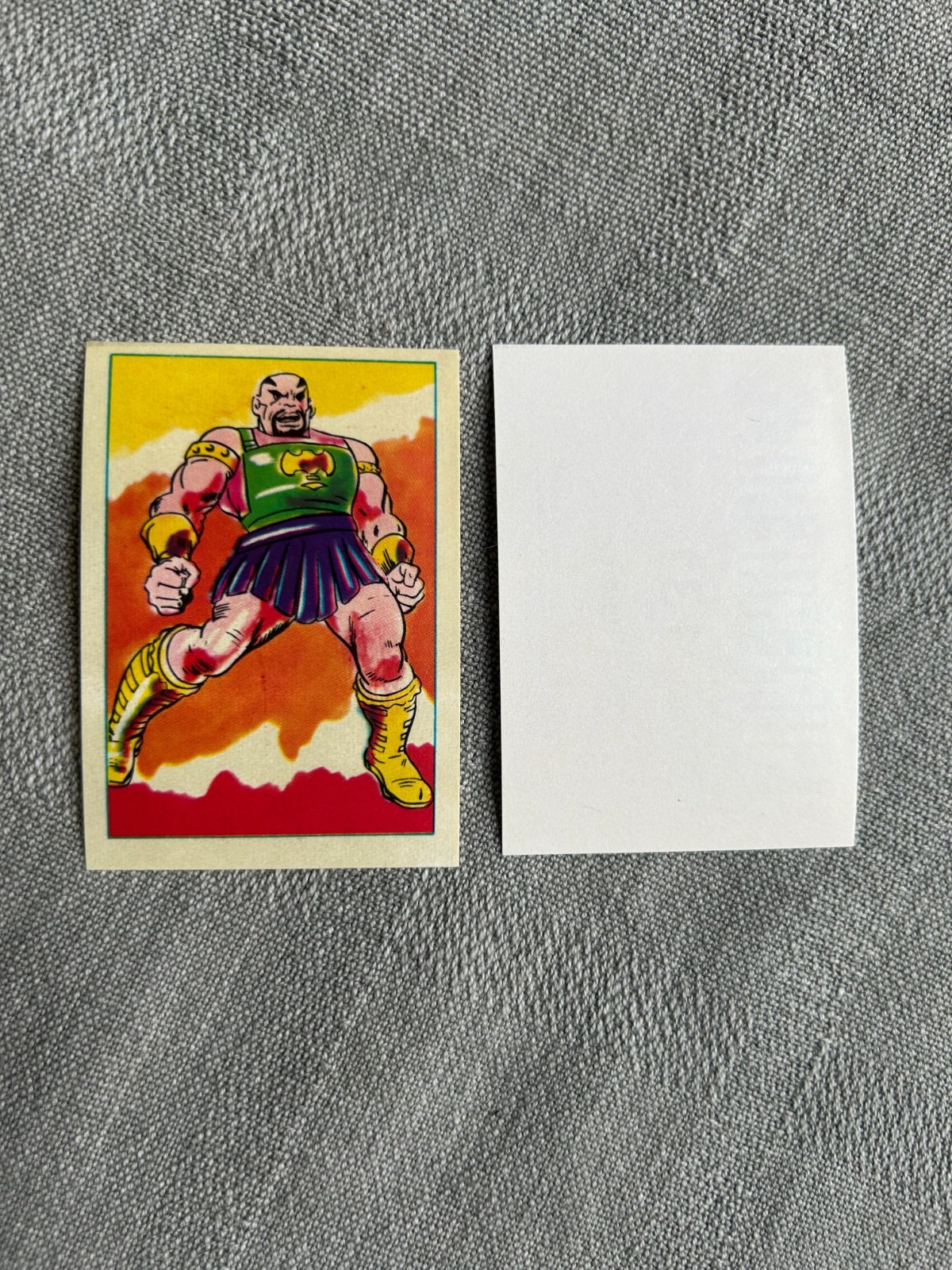 Marvel Superheros 1980 ( a. G.E Stickers No. 131 (2 1/2in x 1 13/16in ) Very +)