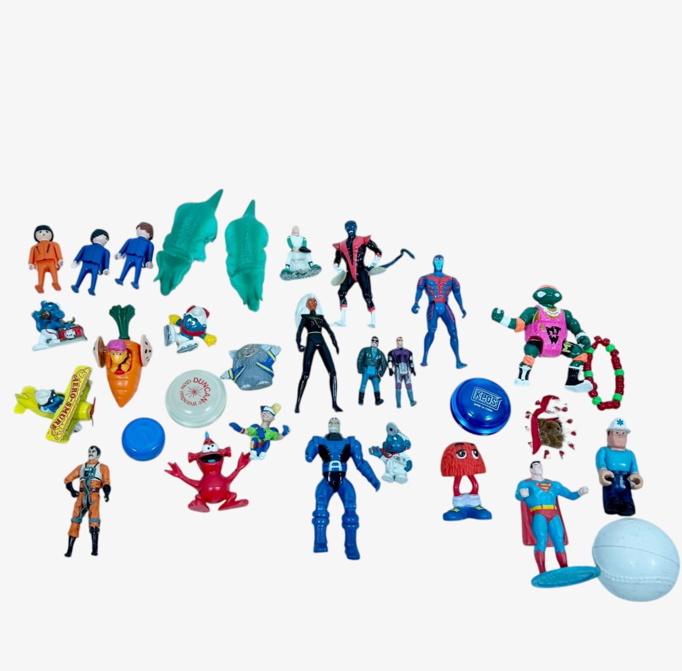 Vintage lot of Toys Playmobil Xmen TMNT Happy meal 80s/90s Star Wars Mix 31 pcs