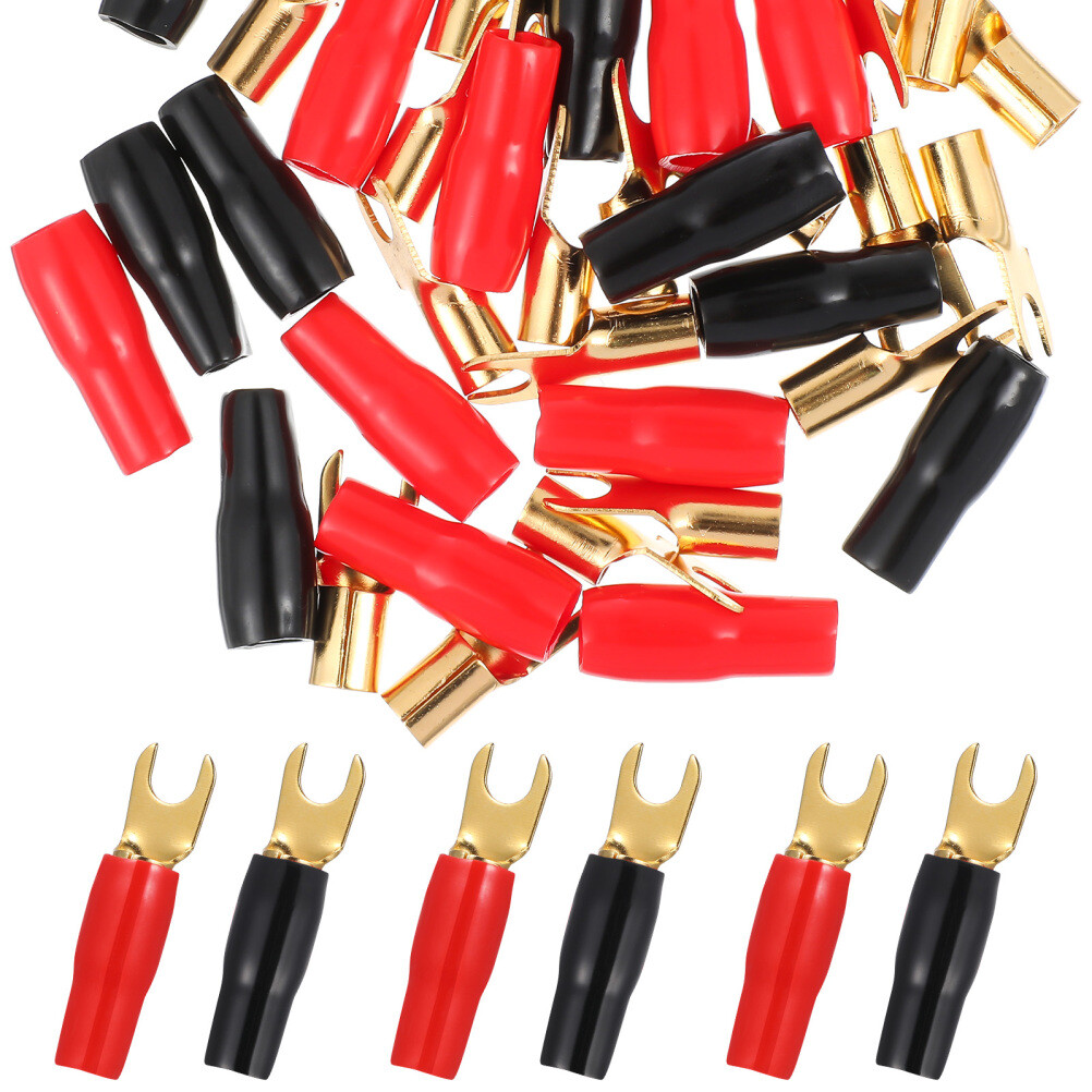 1 Set Audio Modification Terminal Spade Connector Speaker Connectors Terminals