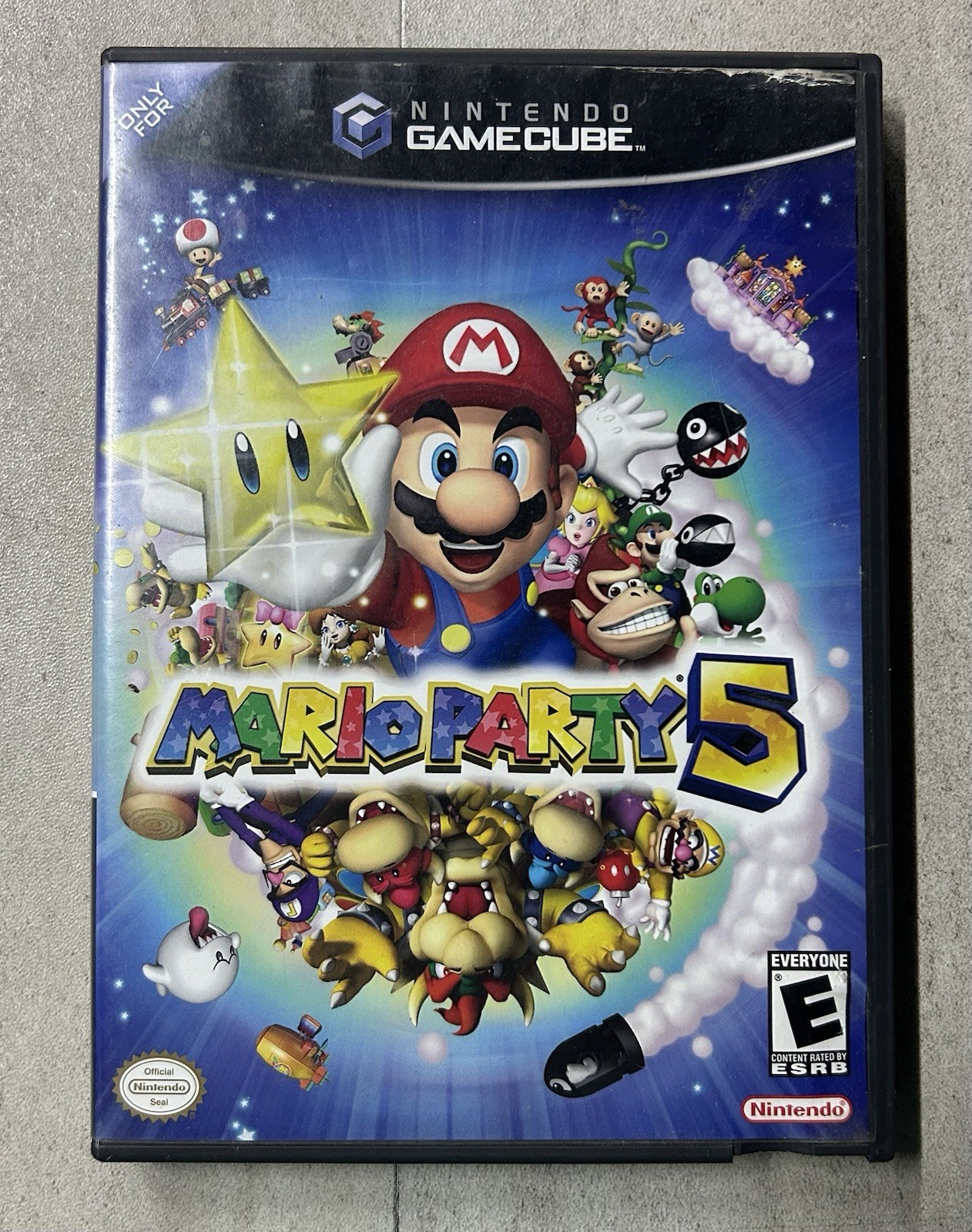 Mario Party 5 Gamecube 2003 CASE & ARTWORK ONLY Nintendo