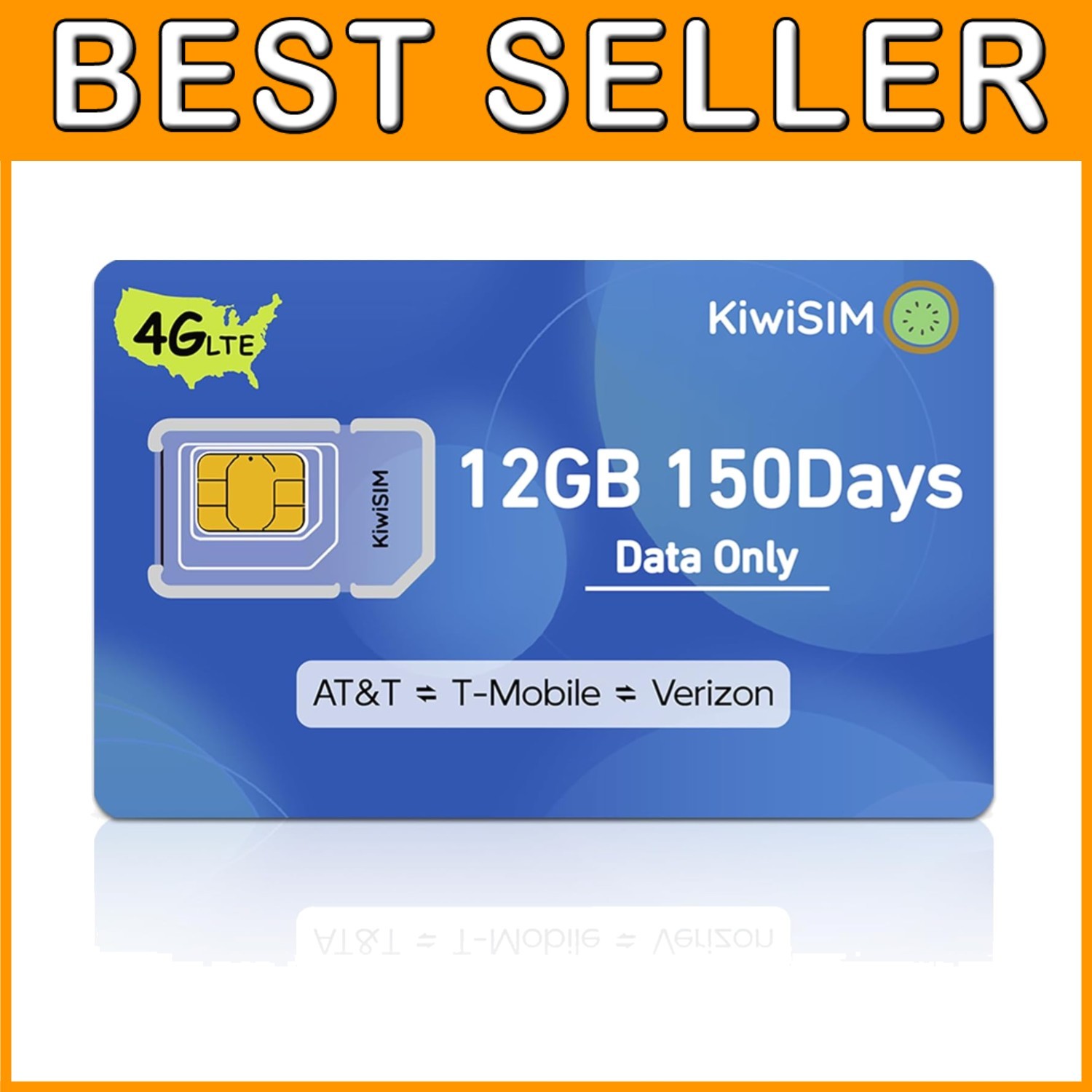 SIM Card for Security Camera/Router 12GB 4G