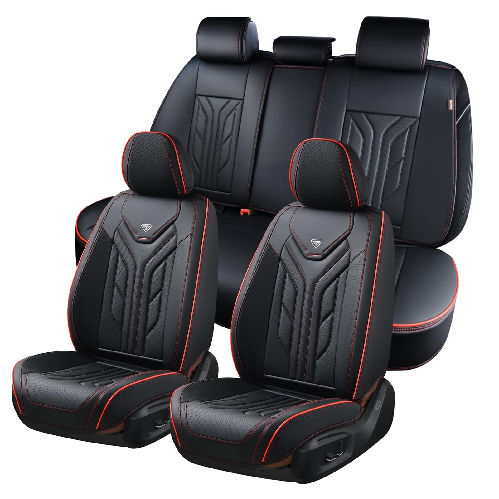 Seat Covers, Car Seat Covers Full Set, Leather Seat Covers for Cars, Automoti...