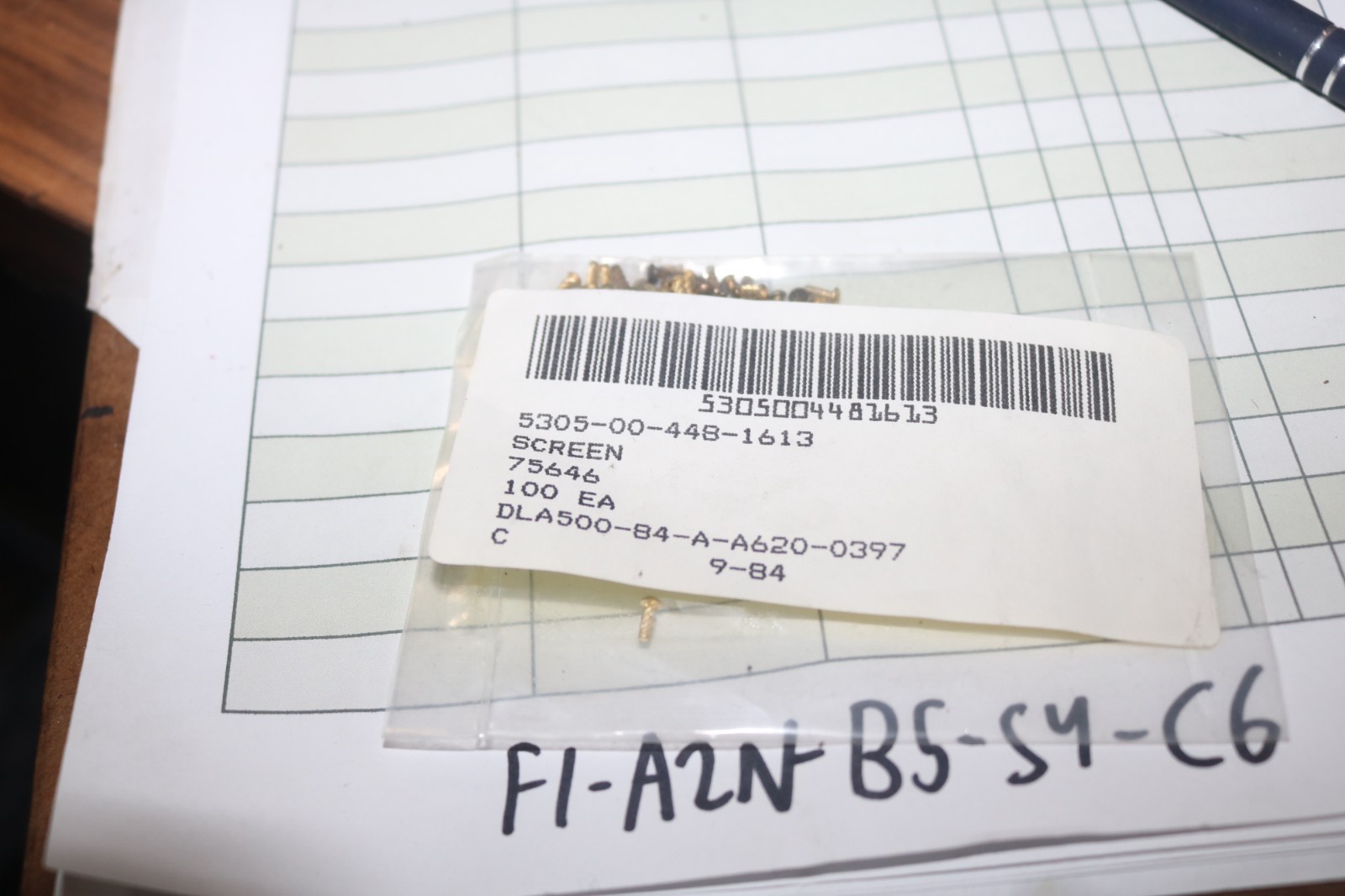 (100) NOS MS21318-2 drive screw 3/16 5305-00-448-1613 UH-1 UH-60 CH-47 H-3 T-56