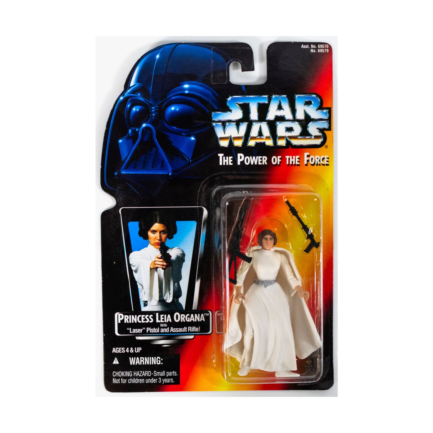 Hasbro Star Wars Act  Princess Leia Organa w/Laser Pistol and Assault Rifl New