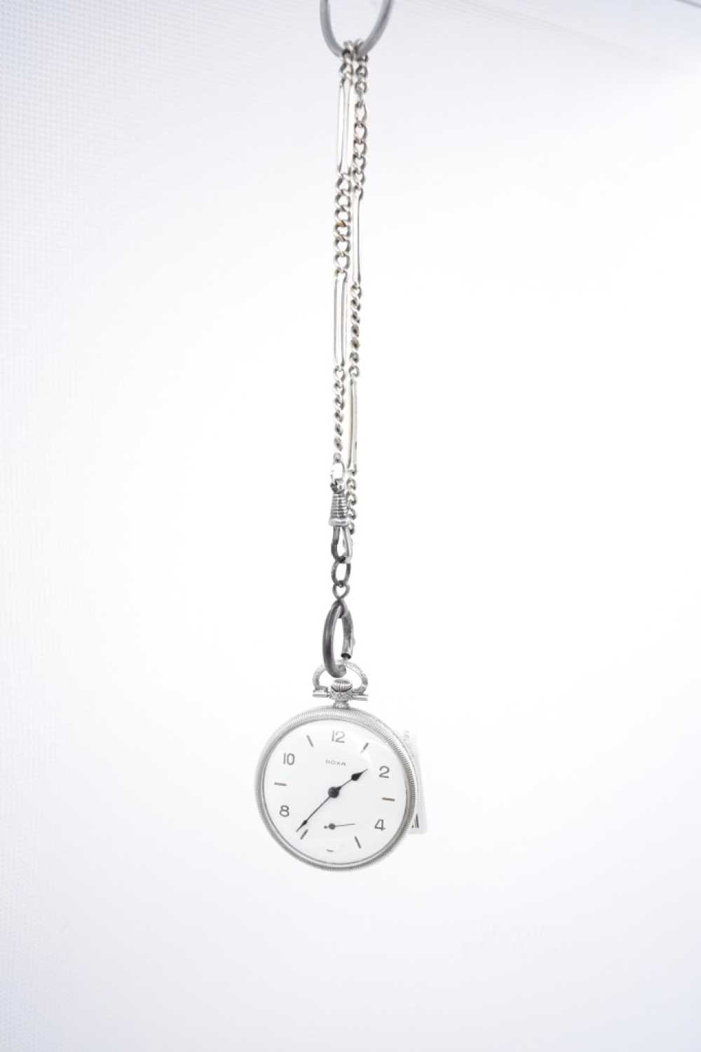 Doxa 1942 Mechanical Pocket Watch SS Property (To Be Overhauled)