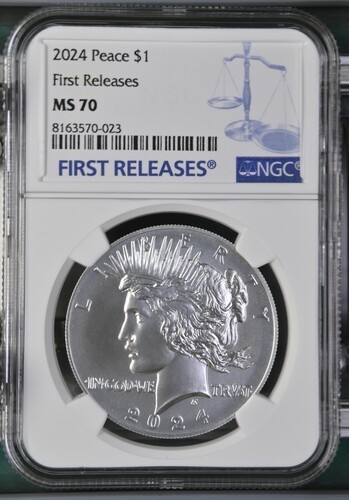 2024 Peace Dollar NGC MS70 First Releases