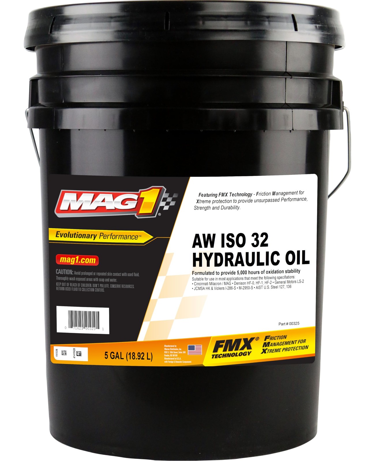 00325 AW ISO 32 Hydraulic Oil - 5 Gallon
