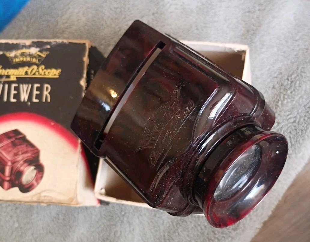 Imperial Chromat-O-Scope Slide Film Viewer Vintage Antique MADE IN USA 1945
