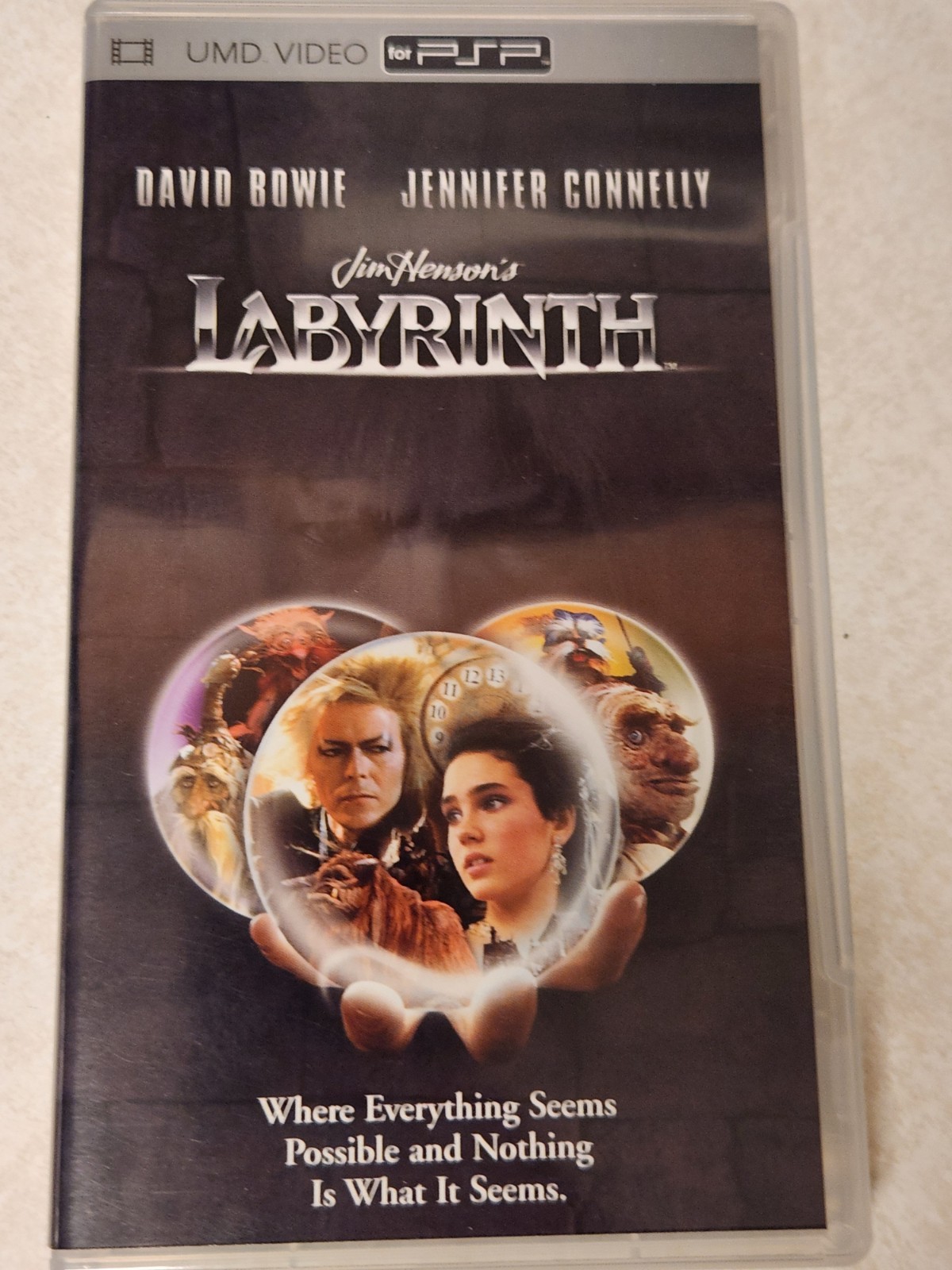 Jim Henson's Labyrinth (PSP UMD-Movie, 2005) David Bowie Jennifer Connelly CIB