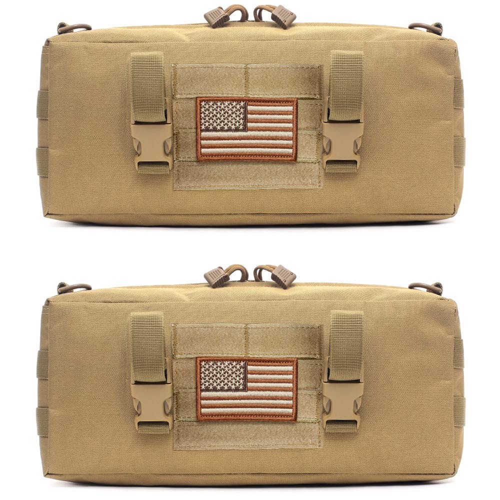 Large Molle Pouch, Tactical Molle Bag Vertical Admin Pouch, Modular Utility P...