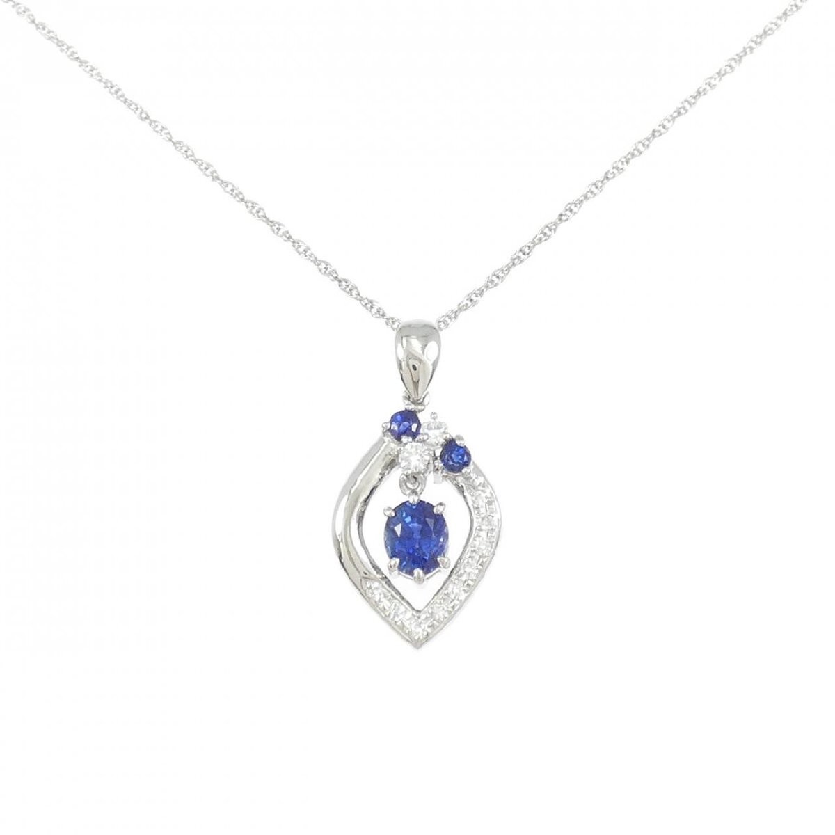 Tasaki Sapphire Necklace 0.94CT