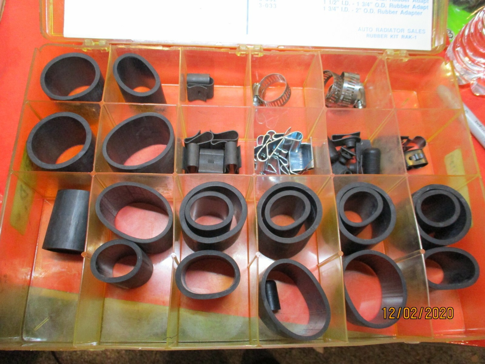 RADIATOR-ADAPTER-SLEEVE-SHROUD  CLIPS-CLAMPS-PLUG-ASSORTMENT--RAK1