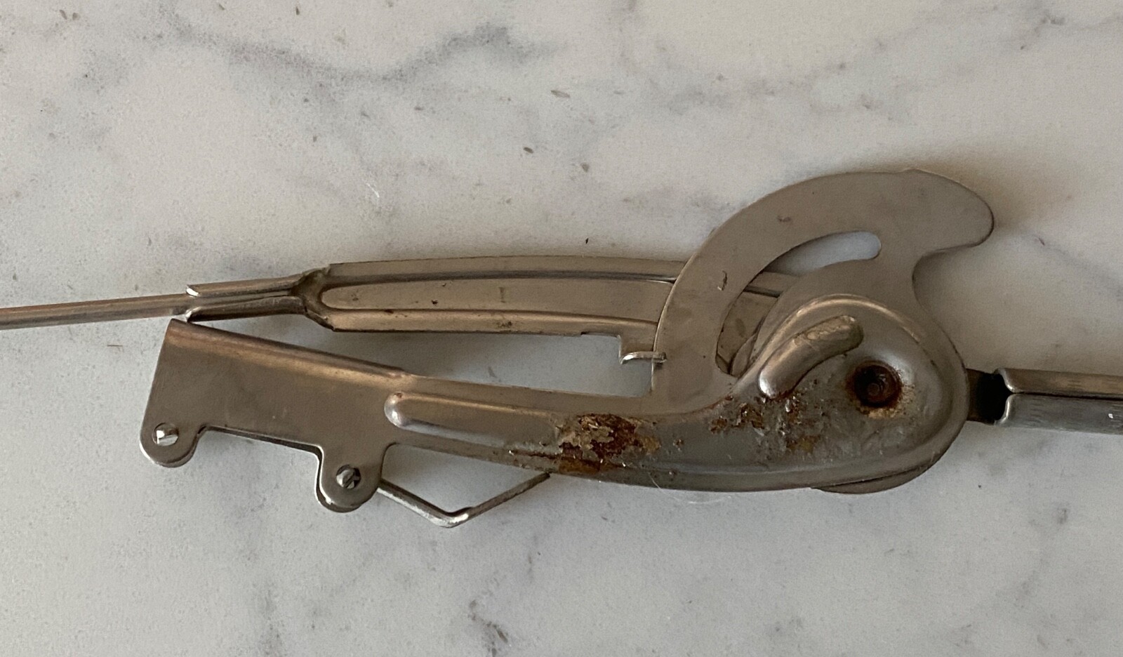 Vintage Compass Metal Drafting Tool ~ Japan Mathematics silver color inches